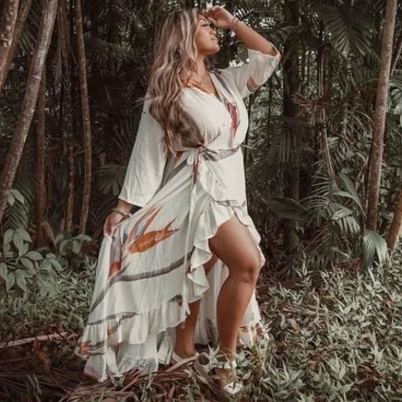 Lexbreezy Hawaii Dresses New Lexbreezy Bird Of Paradise Wrap